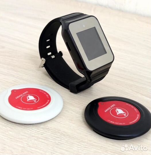 Кнопка вызова перосонала, официанта, часы пейджер