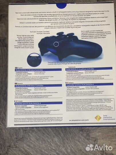 Геймпад Dualshock 4 на PS4/PC беспроводной,новый