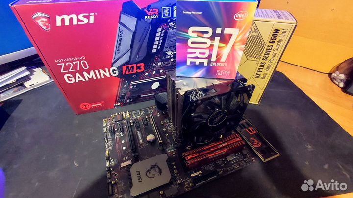 Мат плата с процессором intel core i7 6700k