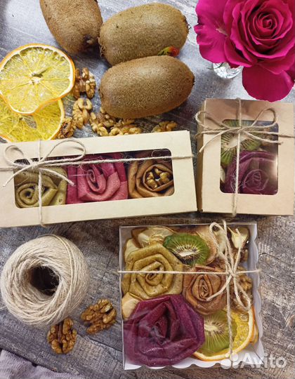 Подарочные наборы. Пастила, орехи, чай