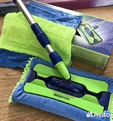 Швабра универсальная с двумя насадками