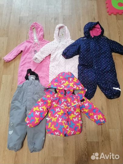 Детские вещи пакетом для девочки от 80