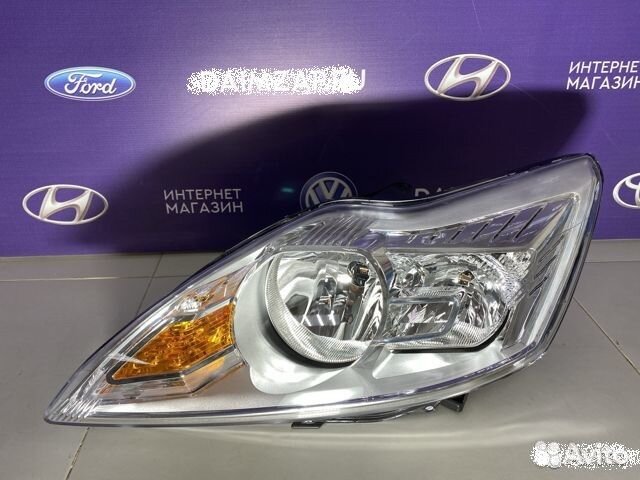 Фара Ford Focus 2 Хром левая