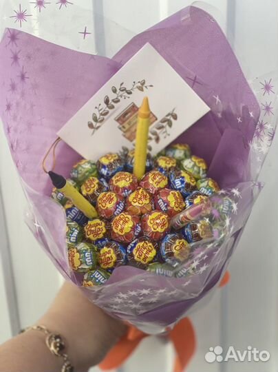 Букеты из чупа чупсов