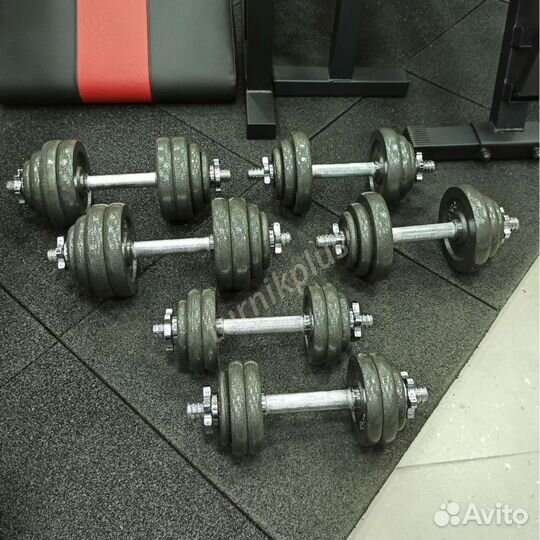 Гантели 15 кг 20 кг и 30 кг чугунные