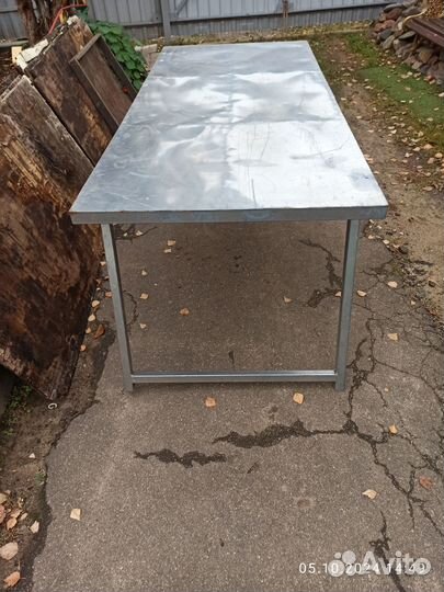 Стол металлический складной
