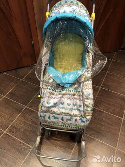 Детские санки коляска