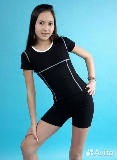 Ш 2.03 Шорты детск.черный (122-60-54 / 7 лет)