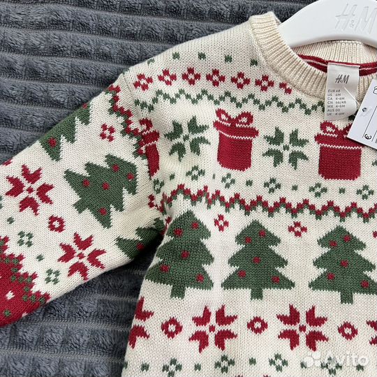 Свитер вязаный детский 62-68 hm