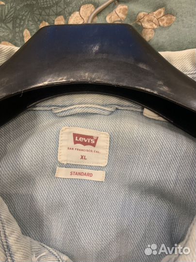 Рубашка levis XL джинсовая