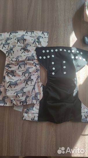 Многоразовые подгузники новые 2 шт