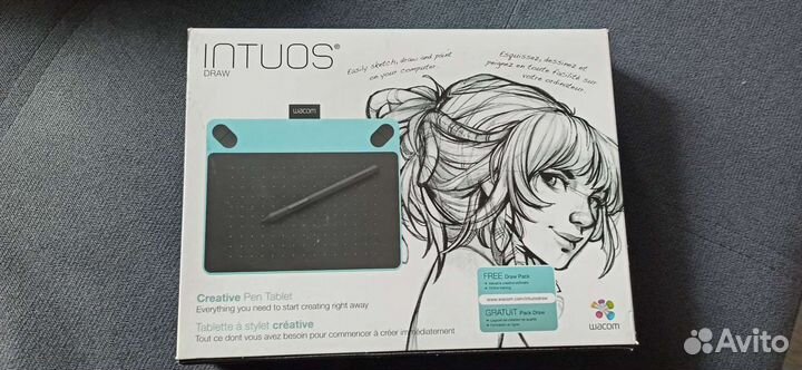 Графический планшет Wacom Intuos Draw Blue