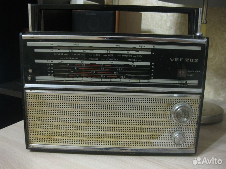 Радиоприёмники selga404,vef202,vef232,СССР