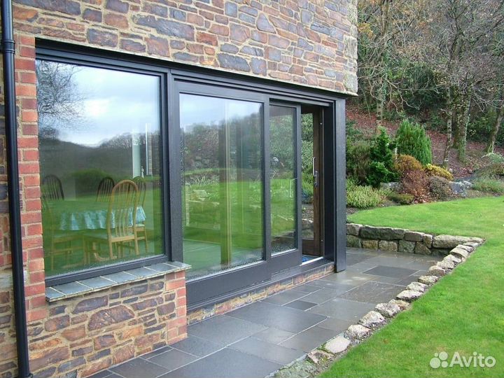 Алюминевые окна, HS порталы, перегородки, фасады