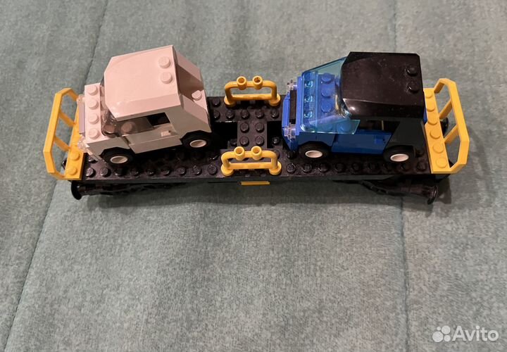 Lego 7939 Жёлтый грузовой поезд