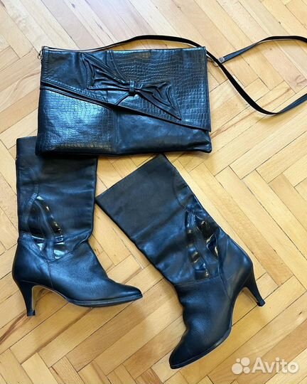 Жен. сапожки, винтаж 1990-х