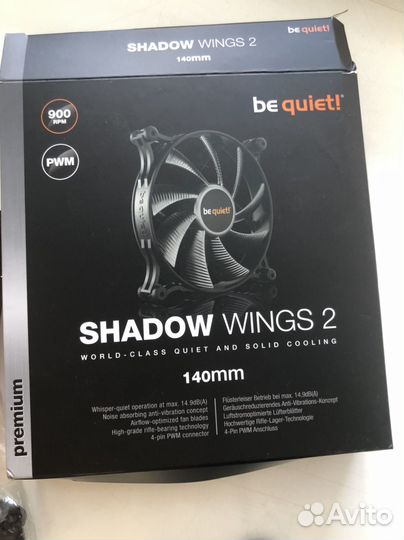 Вентиляторы и кулер Be quiet shadow wings 2