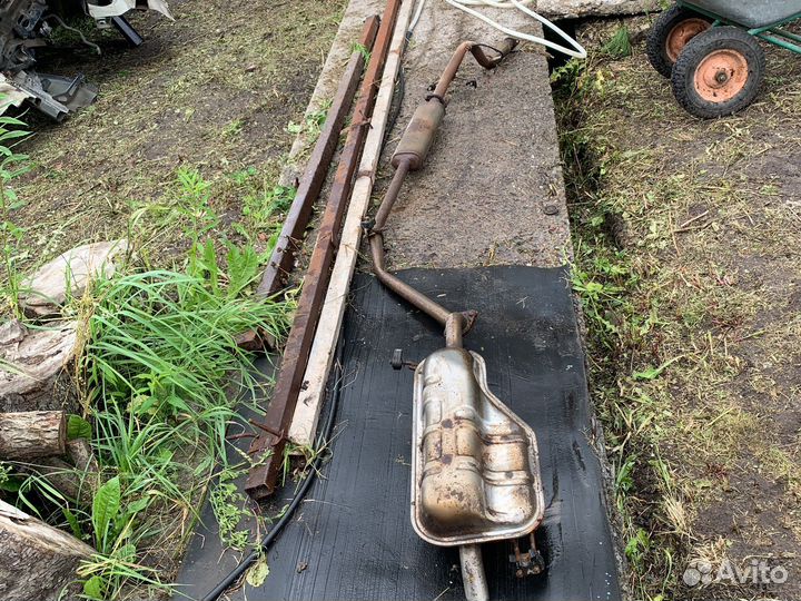 Выхлопная система целиком глушитель kia rio 2