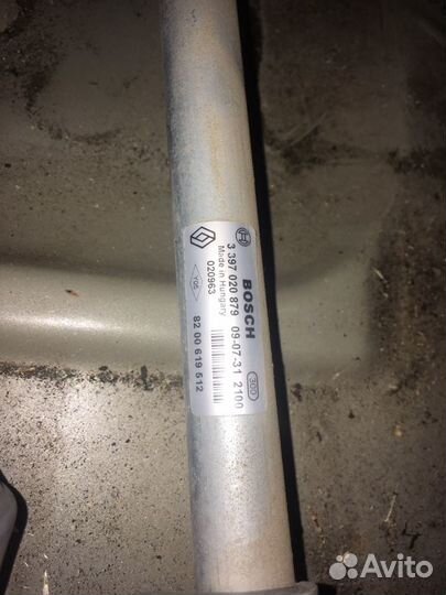 Трапеция стеклоочистителя с моторчиком Логан