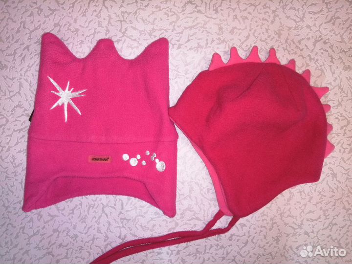 Шапочки флис р. 50