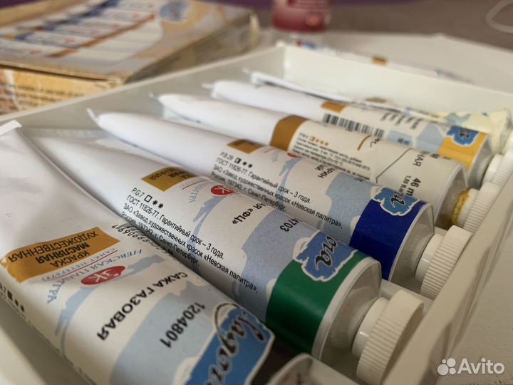 Масляные краски/холмт2/разбавитель