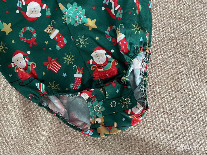 Новогодний боди для мальчика