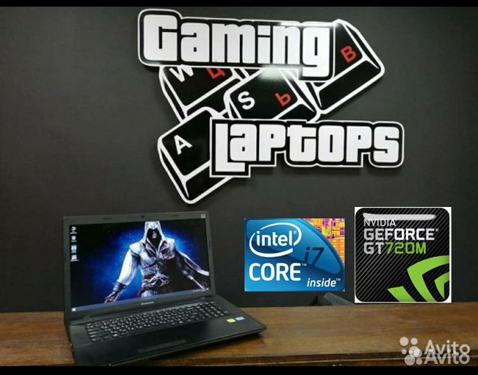 Ноутбук 17,3 / i7 / 8Gb / 128SSD + 500HDD