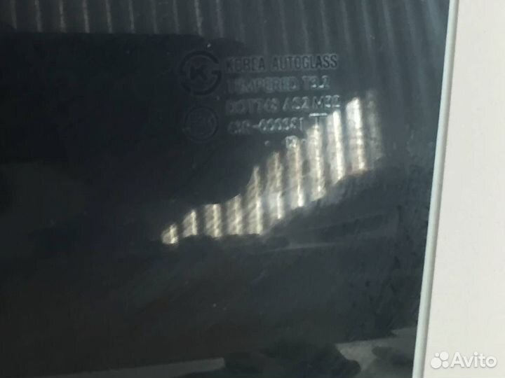 Стекло двери задней левой Hyundai Solaris 2010-201