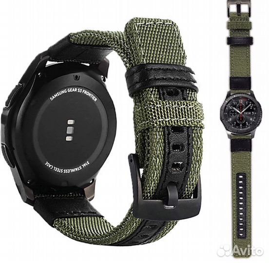 Ремешок нейлон на часы Samsung Galaxy Watch