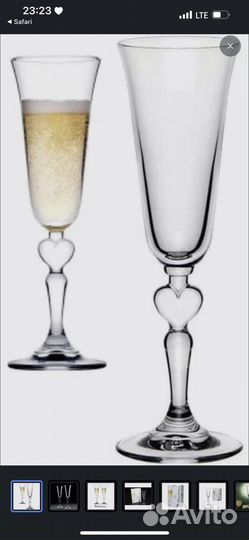 Бокалы для молодоженов как новые