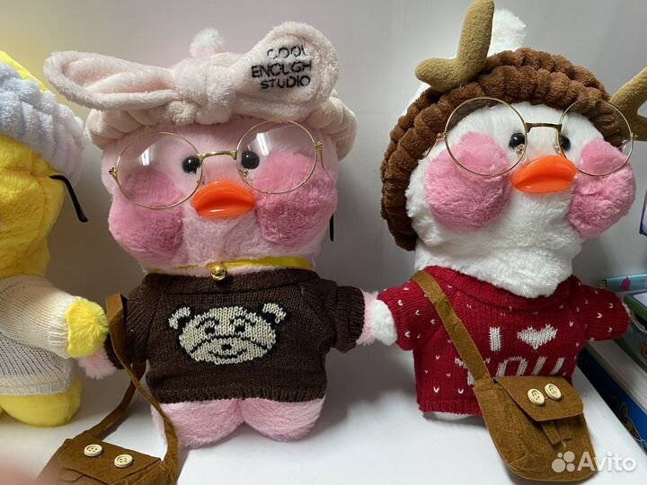 Мягкая игрушка утка лалафанфан Lalafanfan