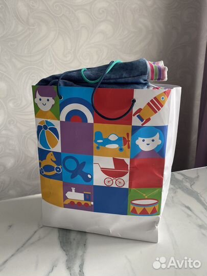 Пакет вещей на девочку 68-74-80 размер