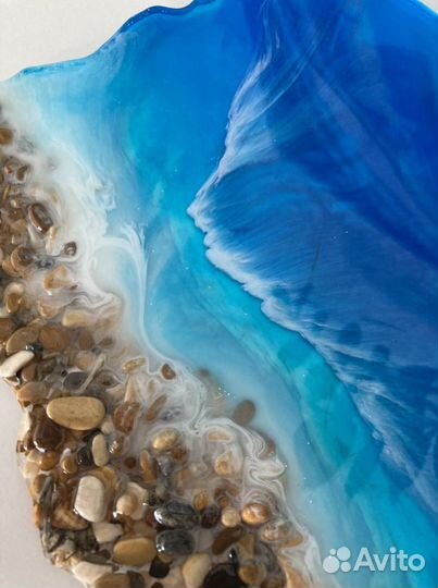 Поднос, блюдо из эпоксидной смолы