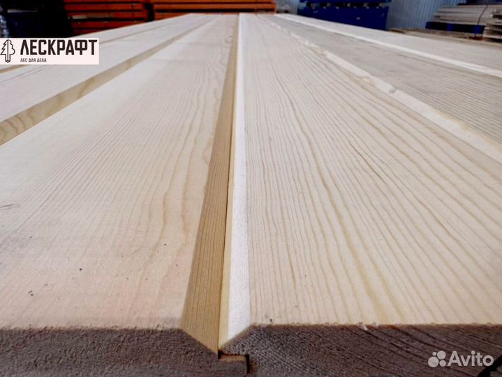 Имитация бруса 20*146*3000 сорт A ангарская сосна