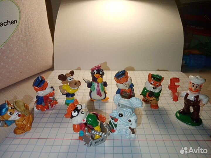 Игрушки из киндер сюрпризов 1990-1997 гг