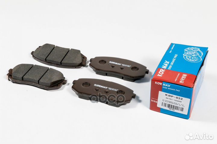 Колодки тормозные, передние (с антискрипной