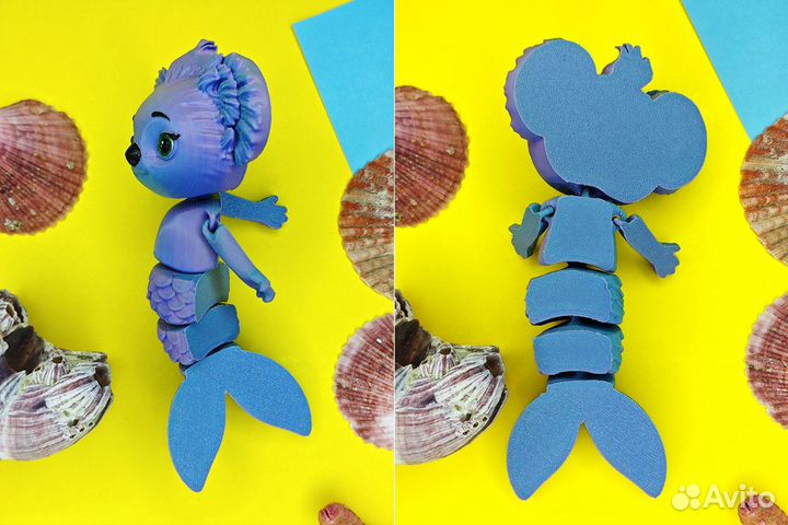 3D фигурка. Подвижная антистресс-игрушка Коалочка