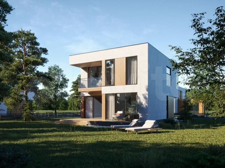 Коттедж 180 м² на участке 10 сот.