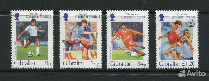 Почтовые марки Спорт ои футбол