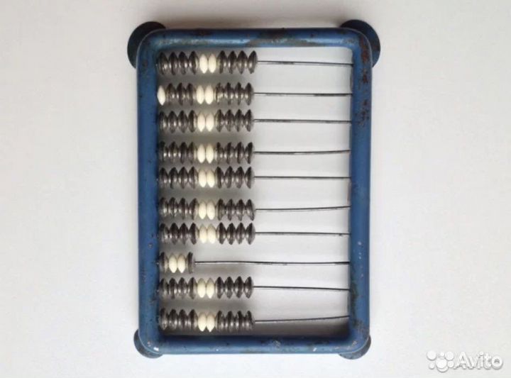 Коллекционные игрушки СССР - счёты детские - счеты