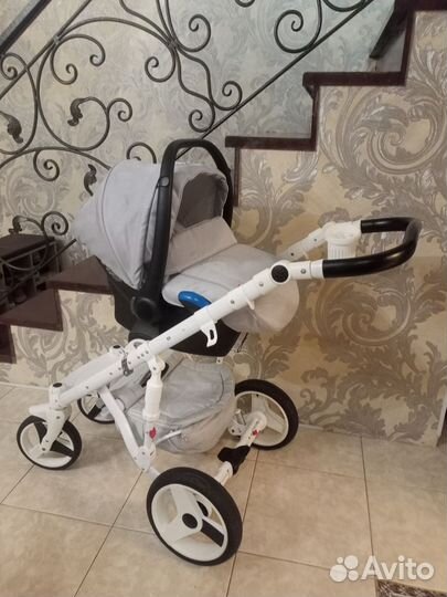 Коляска Адамекс Монте карбон 3в1