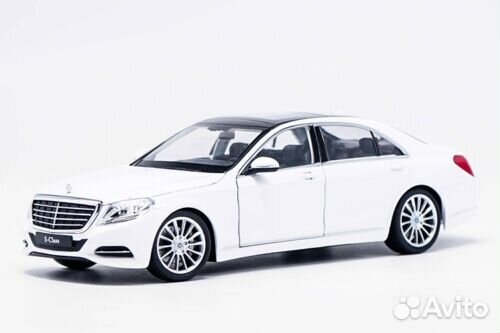 Модель Mercedes Benz S-Class S500 Welly 1:24 белая