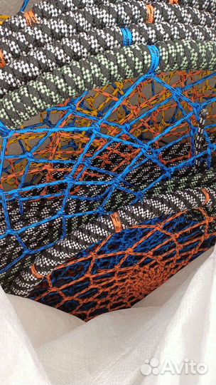 Качели 90 см с синей сеткой