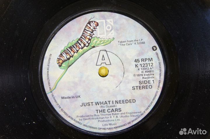 The Cars - Just What I Needed (UK-1978-7