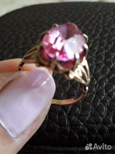 Серебряное кольцо времён СССР, винтаж