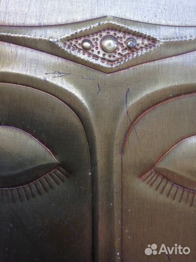 Панно настенное, чеканка Фея, СССР