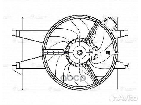 Э/вентилятор охл. Ford Fiesta (01) /Fusion (02
