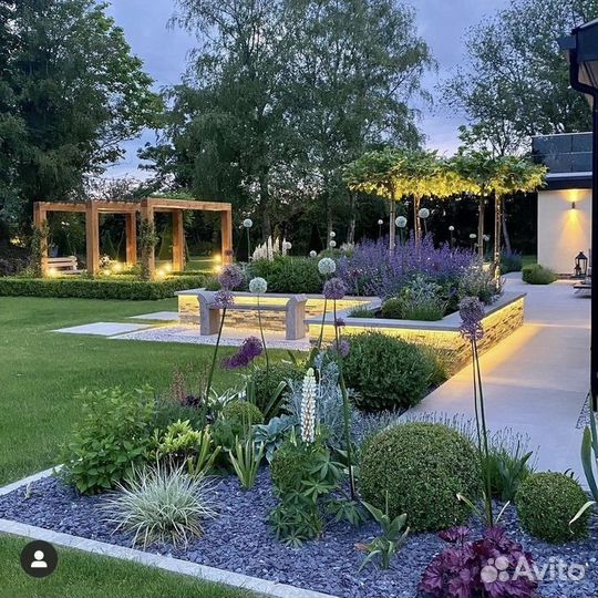 Озеленение и благоустройство, ландшафтный дизайн