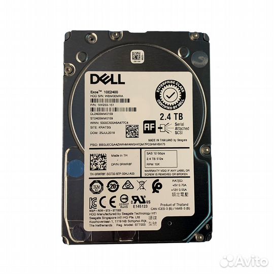 Жесткий диск Dell1XK233-151 G14 2.4TB 12G