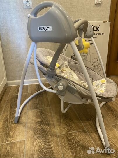 Качели шезлонг Babyton Funny Time 2в1